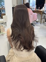 ハピネス 梅田茶屋町店(HAPPINESS)&nbsp;韓国ヘア/レイヤー/髪質改善/顔周り/ブリーチなしマロンブラウン