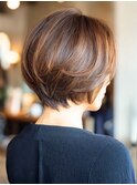 白髪ぼかしカラー/脱白髪染め/グレイカラー/大人女性