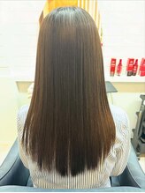 オーバー(OVER) 縮毛矯正+髪質改善トリートメント