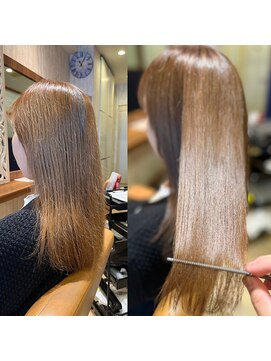 アルバ 宇都宮市(Alba) 髪質改善カラー　ミストベージュ