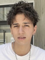 フィフス 神南(fifth)&nbsp;渋谷アップバングスパイキーショートピンパーマフェード40代◆