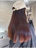 ぱっつんロング