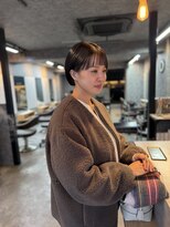 ザ シーワークス(THE Cworks)&nbsp;ショートボブ/ミニボブ/アッシュグレー/ワイドバング