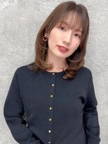 オーブヘアー ハル 佐野店(AUBE HAIR hal) 20代・30代_大人可愛い顔まわりレイヤー