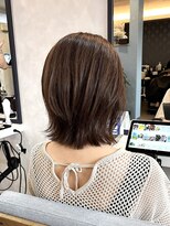 ルーチェ(Lu-che)&nbsp;黄色味が気になる方のナチュラルブラウン×くびれミディアム