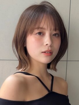 ジルブラン 横浜関内(JIL BLAN) ハイライト白髪染め白髪ぼかしショートボブレイヤー40代横浜関内