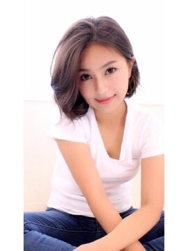 アールシープ(ar sheep) ar sheep『大人ハンサムな小顔ミディボブ』