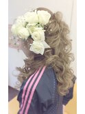 ブライダルヘアーセット