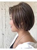 ショート/ショートボブ/ハイライト
