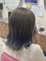 髪こうぼう&nbsp;外はねでもかわいいグラデーション