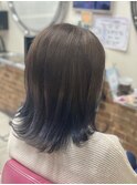 外はねでもかわいいグラデーション