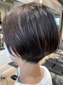 ヘア デザイン リスク(HAIR DESIGN RISK) 【三鷹 RISK 大橋佳菜子】大人かっこいいショートボブ