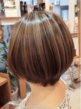 ヘアー デザイン イット(ITTO)の写真/【高次元の発色とツヤ感のオーガニックカラーも♪】20代/30代/40代/50代…幅広い年齢層の方にご好評