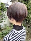 《knit銀座》大人黒髪20代30代40代ハンサムショート丸み前下がり