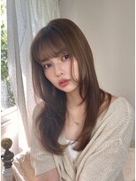 タヤ 東急百貨店吉祥寺店(TAYA)&nbsp;20代シースルーハイライトラベンダーカラーナチュラルストレート