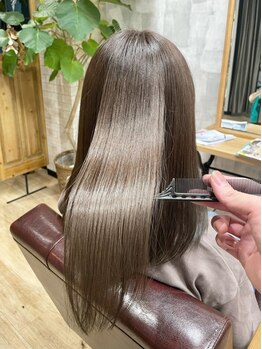 シアン(CYAN)の写真/【和歌山市・紀伊】繰り返すたびに毛先まで綺麗になる髪質改善。ぜひ、当店でお試しください！