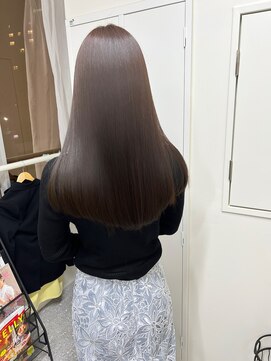アールサロン 名駅(Rr SALON) 髪質改善トリートメントでツヤツヤミディアム【伏見髪質改善】