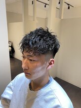 スタッグバーバー(STAG BARBER) スキンフェード×スペインカール