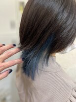 ハイレート 坂戸店(Hairate)&nbsp;インナーカラー×ブルー