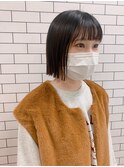 切りっぱなしボブ