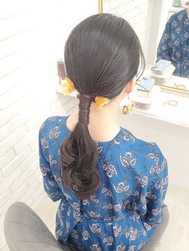 セット バイ エムビューティー(Set by M.beauty) ローポニー☆ヘアセット/ヘアメイク/渋谷/表参道/外苑前/東京