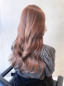 ヘアサロンガリカアオヤマ(hair salon Gallica aoyama) 【田中杏実】大人ゆるふわウェーブロング/艶感ブラウンベージュ