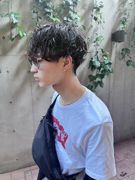 ジェノ(JENO by apish) 束感波巻きマッシュパーマ！