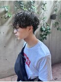束感波巻きマッシュパーマ!