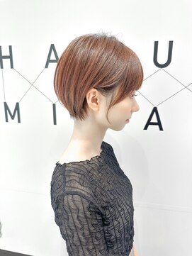 ハルキミナト ジャパン ヨコハマ(HARUKI MINATO japan YOKOHAMA) もみれ毛可愛いマッシュショート20代30代40代50代