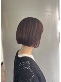 切りっぱなしボブ/ピンクベージュ【SYUK高円寺 中野】
