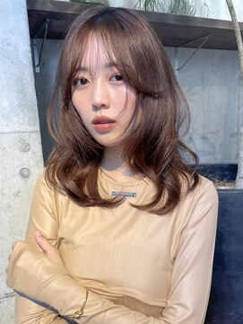 サイン 渋谷(SIGN) ザクザクレイヤーカット巻き方簡単ミディアムロング韓国渋谷