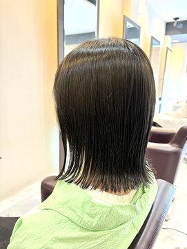 ルセ イノベーション 白岡本店(Ruse innovation) 【７月】切りっぱなしミディアム×ダークグレー