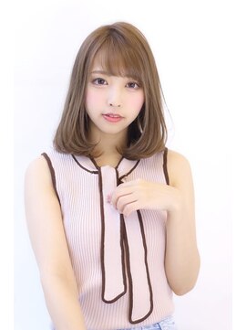 オーロ 西大寺店(ORO) ナチュラルボブのベージュ