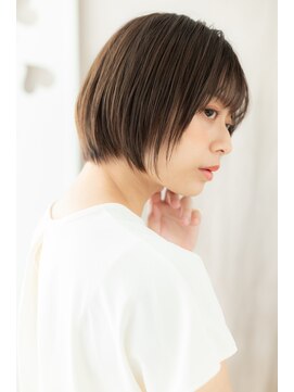 カバーヘア 上尾西口店(COVER HAIR) シースルーバングひし形ショートカットレイヤーZ上尾20代30代