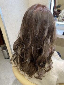 アンブルリュクス 中野(amble luxe) ナチュラルグレージュ/トレンドカラー/中野美容室