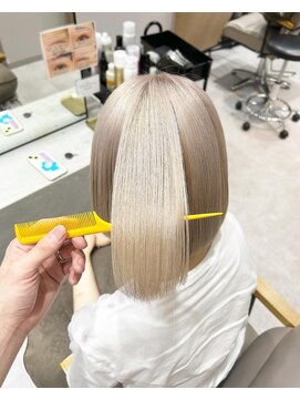 モク 立川(moc) moc style 立川/韓国/ブリーチ/髪質改善/前髪/顔まわり/ボブ