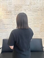 ヴァン カウンシル 川口店(VAN COUNCIL)&nbsp;うる艶綺麗な切りっぱなしボブ×髪質改善ケアTr 秋カラー#1