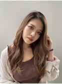 ブラウンベージュ×大人かわいい