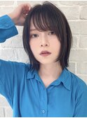 レイヤーカット/切りっぱなし/縮毛矯正/韓国[stylist竹田]