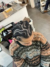 ノーフューチャー(NO FUTURE) メンズデザインコーンロウ