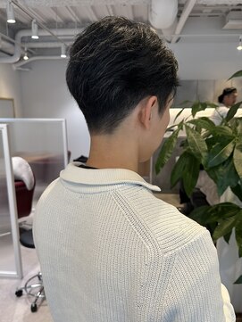 マルフェ 天王寺(marfe) 【marfe】メンズハイライト＿極細ハイライト＿白髪ぼかし