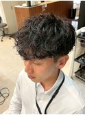 波巻きパーマ/メンズパーマ/ツーブロック