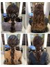 【MIKU限定】人気ヘアアレンジ・ヘアセット+顔周り/前髪カット　6,600円