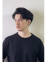 ザバーバー 東京(THE BARBER)&nbsp;【THE BARBER 東京】ウェーブ七三ヘアスタイル