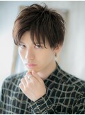 20代30代伸ばしかけ七三分け韓国メンズカットY上尾