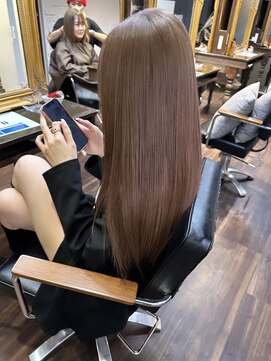 シェノン 心斎橋(CHAINON) マロンブラウン/髪質改善/縮毛矯正/ブリーチなしカラー/艶髪