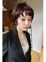 クランバイヘッドライト 鷺沼店(clan by HEADLIGHT)&nbsp;たまプラーザ/くせ毛ショート/ショートパーマ/透明感カラー