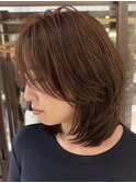 ミディアムレイヤーカット