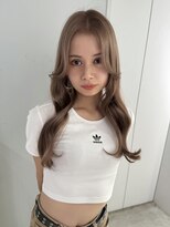 リンドトウキョウ(LINDO TOKYO)&nbsp;ミルクティーグレージュ/ハイトーン/ブリーチ/ダブルカラー