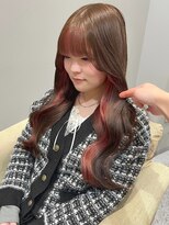 オーセンヘア(AUTHEN.HAIR) フレーミングカラー◎ピンクベージュ